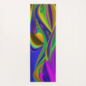 Summerrainbow , Abstrakt 3D Rainbowart Yogamatte (Rückseite)