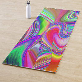 Summerrainbow , Abstrakt 3D Rainbowart Yogamatte