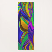 Summerrainbow , Abstrakt 3D Rainbowart Yogamatte (Rückseite)