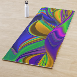 Summerrainbow , Abstrakt 3D Rainbowart Yogamatte