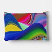 Summerrainbow , Abstrakt 3D Rainbowart Zubehörtasche (Rückseite)