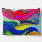 Summerrainbow , Abstrakt 3D Rainbowart Zubehörtasche (Rückseite)