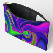 Summerrainbow , Abstrakt 3D Rainbowart Zubehörtasche (Offen)