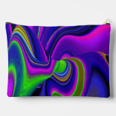 Summerrainbow , Abstrakt 3D Rainbowart Zubehörtasche (Rückseite)