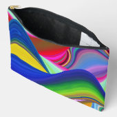 Summerrainbow , Abstrakt 3D Rainbowart Zubehörtasche (Offen)