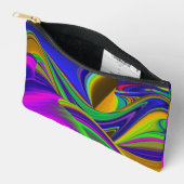 Summerrainbow , Abstrakt 3D Rainbowart Zubehörtasche (Offen)