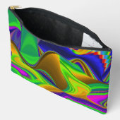 Summerrainbow , Abstrakt 3D Rainbowart Zubehörtasche (Offen)