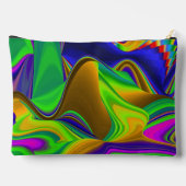 Summerrainbow , Abstrakt 3D Rainbowart Zubehörtasche (Rückseite)