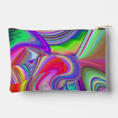 Summerrainbow , Abstrakt 3D Rainbowart Zubehörtasche (Rückseite)