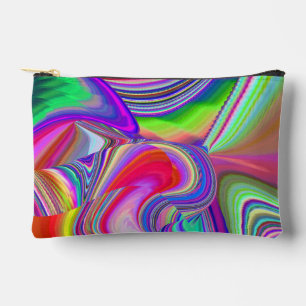 Summerrainbow , Abstrakt 3D Rainbowart Zubehörtasche