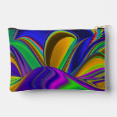 Summerrainbow , Abstrakt 3D Rainbowart Zubehörtasche (Rückseite)