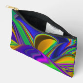 Summerrainbow , Abstrakt 3D Rainbowart Zubehörtasche (Offen)