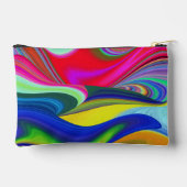 Summerrainbow , Abstrakt 3D Rainbowart Zubehörtasche (Rückseite)