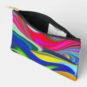 Summerrainbow , Abstrakt 3D Rainbowart Zubehörtasche (Offen)