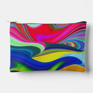 Summerrainbow , Abstrakt 3D Rainbowart Zubehörtasche