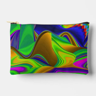 Summerrainbow , Abstrakt 3D Rainbowart Zubehörtasche