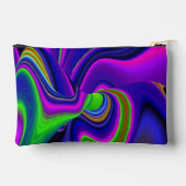 Summerrainbow , Abstrakt 3D Rainbowart Zubehörtasche (Rückseite)