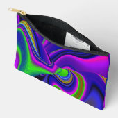 Summerrainbow , Abstrakt 3D Rainbowart Zubehörtasche (Offen)