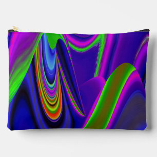 Summerrainbow , Abstrakt 3D Rainbowart Zubehörtasche