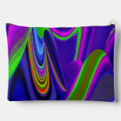 Summerrainbow , Abstrakt 3D Rainbowart Zubehörtasche (Rückseite)