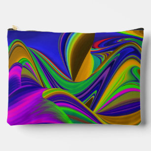 Summerrainbow , Abstrakt 3D Rainbowart Zubehörtasche
