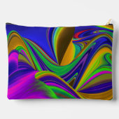 Summerrainbow , Abstrakt 3D Rainbowart Zubehörtasche (Rückseite)