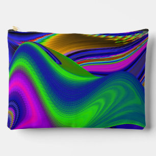 Summerrainbow , Abstrakt 3D Rainbowart Zubehörtasche