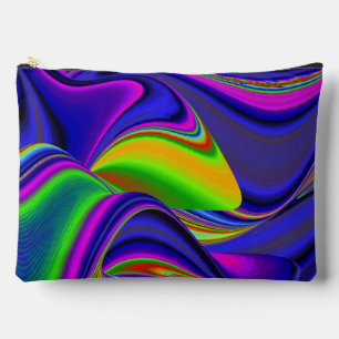 Summerrainbow , Abstrakt 3D Rainbowart Zubehörtasche