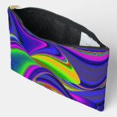 Summerrainbow , Abstrakt 3D Rainbowart Zubehörtasche (Offen)