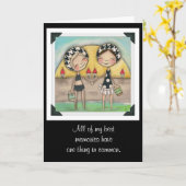 Summers by Shore - Geburtstagskarte Karte (Gelbe Blume)