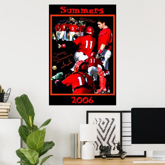 Summers Freshman Baseball Poster (Heimbüro)