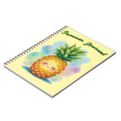 Summer's Journal Happy Pineaple-Notebook Notizblock (Linke Seite)