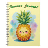 Summer's Journal Happy Pineaple-Notebook Notizblock (Vorderseite)