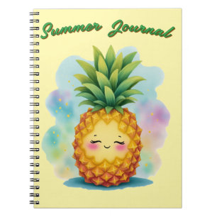 Summer's Journal Happy Pineaple-Notebook Notizblock