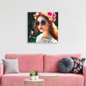 Summer's Radiance Leinwanddruck (Insitu (Wohnzimmer))