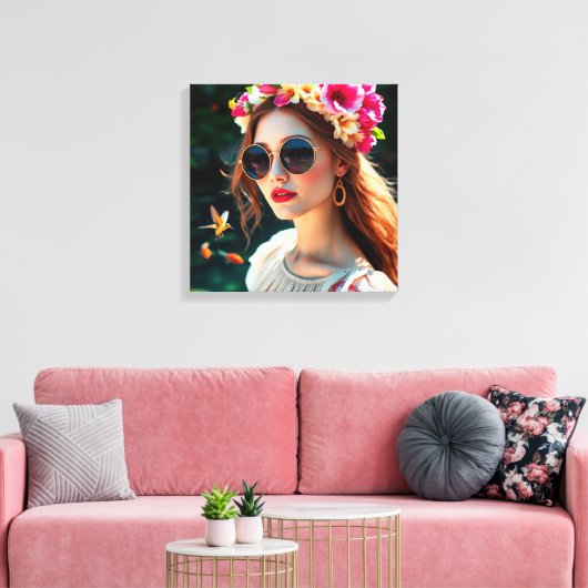 Summer's Radiance Leinwanddruck (Insitu (Wohnzimmer))