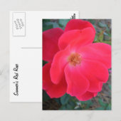 Summer's Rote Rose CricketDiane Designer Postkarte (Vorne/Hinten)