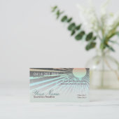 SummerSun Business Card Visitenkarte (Stehend Vorderseite)