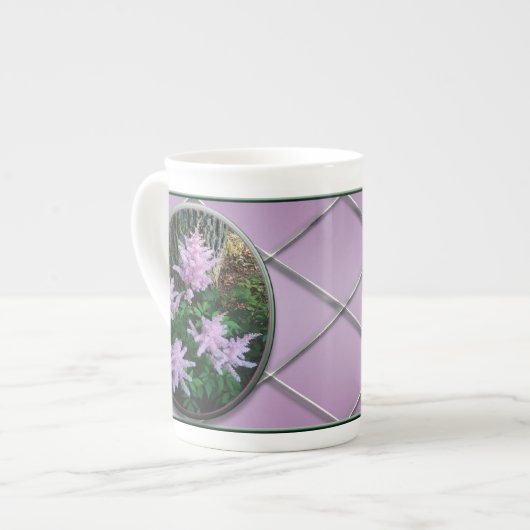 Summersweet Butterfly-Blume Knochen-China-Tasse Porzellantasse (Vorderseite Links)