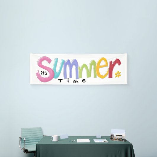 Summertime 2.5' x 8' Banner (Messeveranstaltung)