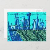 Summertime-Blues Postkarte (Vorne/Hinten)