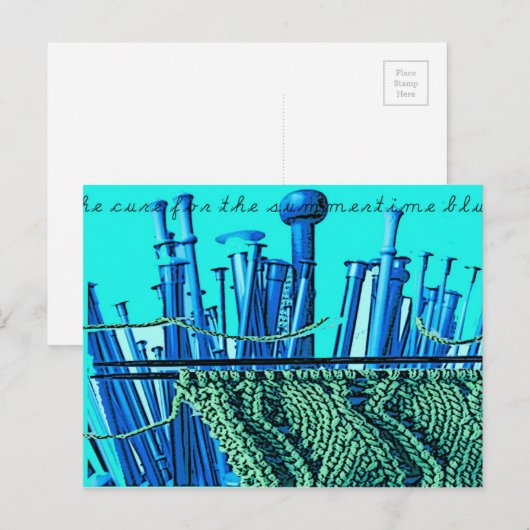 Summertime-Blues Postkarte (Vorne/Hinten)