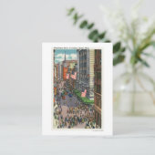 Summertime Crowds in Washington Street Postkarte (Stehend Vorderseite)