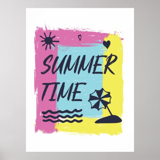 Summertime-Darstellung. Poster (Vorne)