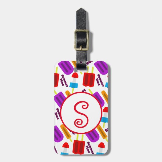 Summertime Frozen-Bar Gepäckanhänger (Vorderseite vertikal)