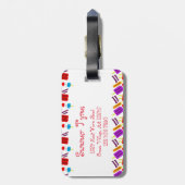 Summertime Frozen-Bar Gepäckanhänger (Rückseite vertikal)