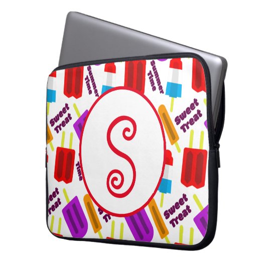 Summertime Frozen-Bar Laptopschutzhülle (Vorderseite Links)