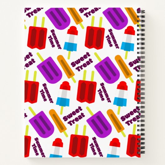 Summertime Frozen-Bar Notizblock (Rückseite)