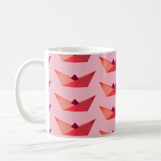 Summertime Hat Pink-Tasse Kaffeetasse (Links)