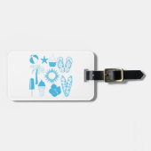 Summertime-Icons Gepäckanhänger (Vorderseite horizontal)